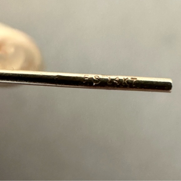 14k Solid Gold Twisted Hoop Earrings - Picture 11 of 16